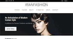 Desktop Screenshot of iranfashion.com