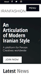 Mobile Screenshot of iranfashion.com